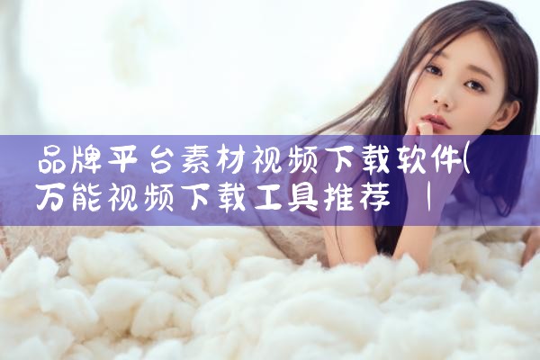 品牌平台素材视频下载软件|小蓝视频